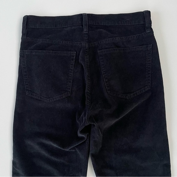 J.Crew Women's Black Vintage slim-straight corduroy pant Size 28, like new! - Picture 5 of 12